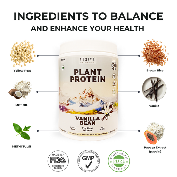 Vanilla  Bean  Protein Powder | 224 g - 7 servings |